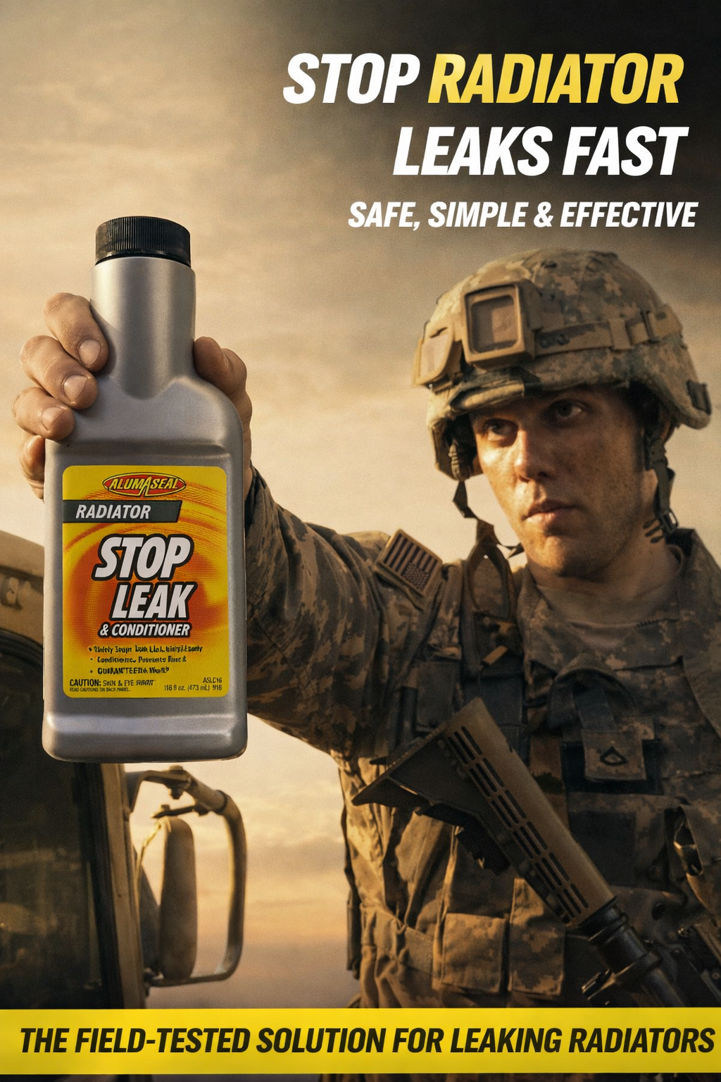 ALUMASEAL ASLC16 radiator stop leak and conditioner 473ml bottle