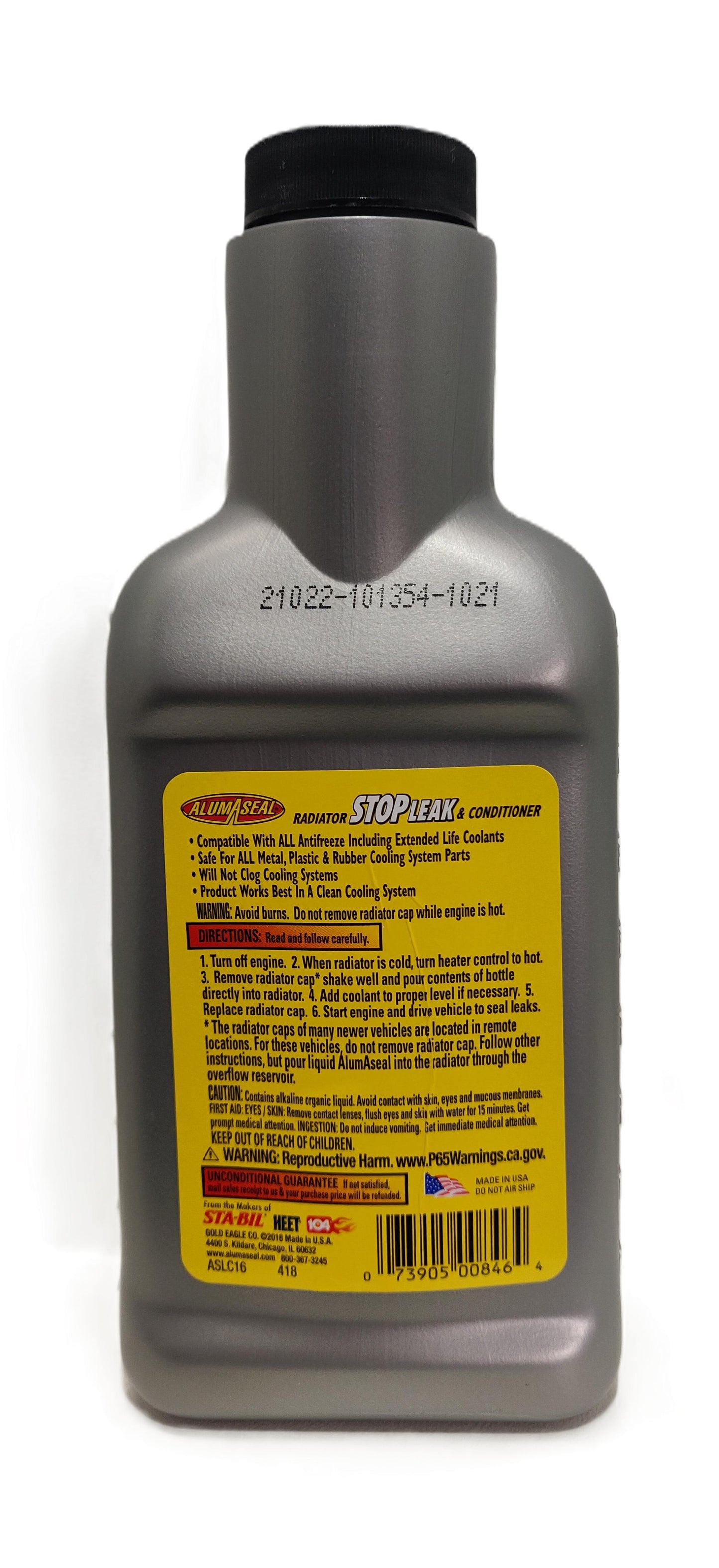 ALUMASEAL ASLC16 radiator stop leak and conditioner 473ml bottle
