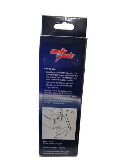 ArkPak 12V DC-DC 7 Stage Car Charger Adaptor APCC60B