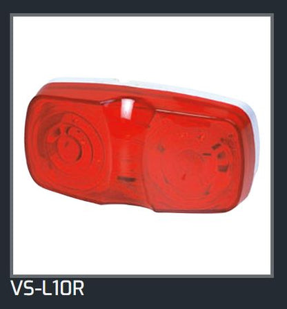Baxters LED Rear End Outline Marker & Rear Position (Side) Lamp RED VS-L10R