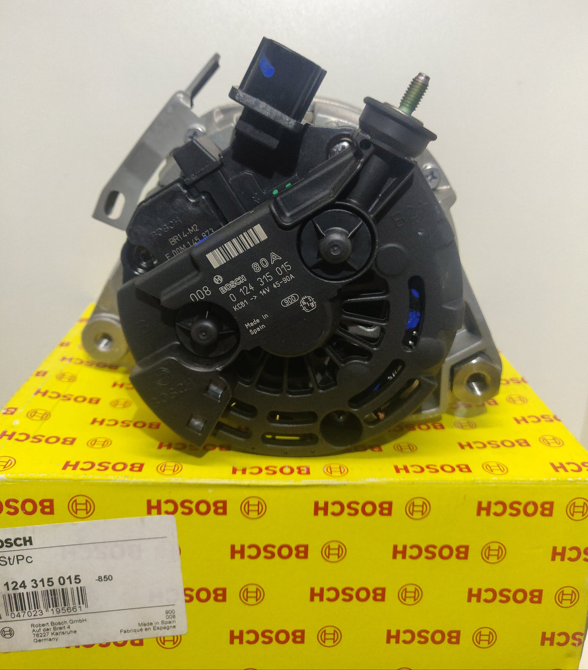Bosch Alternator 0124315015 12V 80A For Camry MCV20R MCV36R ES300 1MZFE