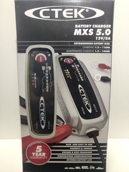 CTEK MXS 5.0 Battery Charger 56.987 5A 8 Stage