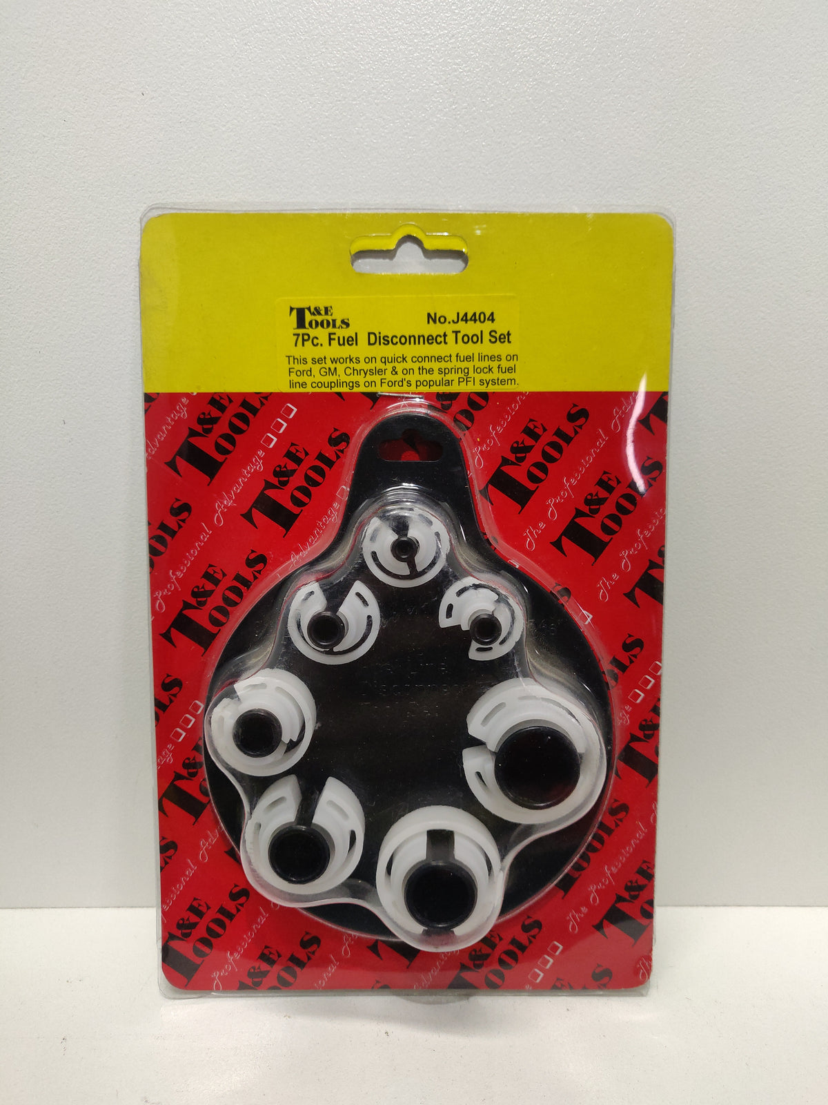 T&E Tools 7 Piece Fuel Line Disconnect Tool Set J4404