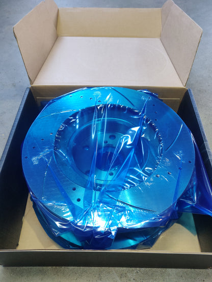 Front Disc Rotors Drilled Slotted Subaru WRX Impreza BRZ Forester & Toyota 86 Refer DR650