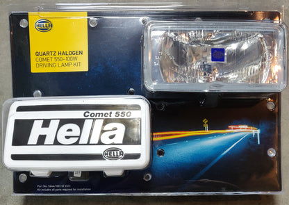Hella 5644/100 Comet 550 Series 12V Halogen 100W Driving Light Kit 