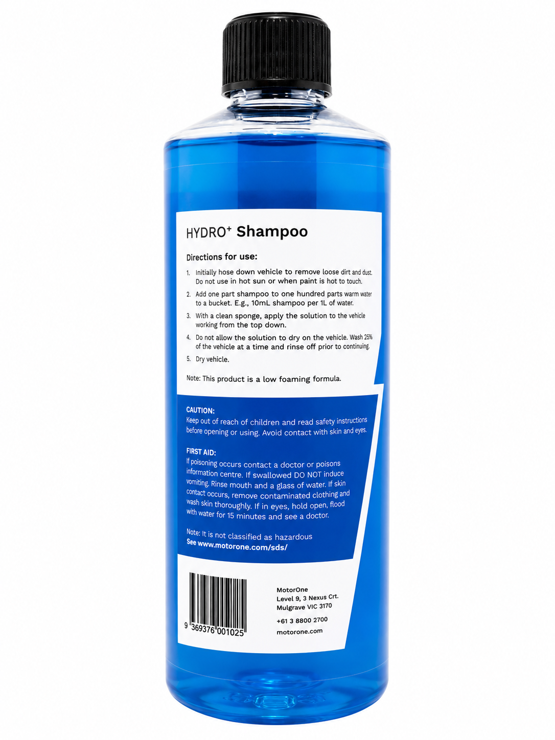 HYDRO+ pH Neutral Car Wash Shampoo – 500ml