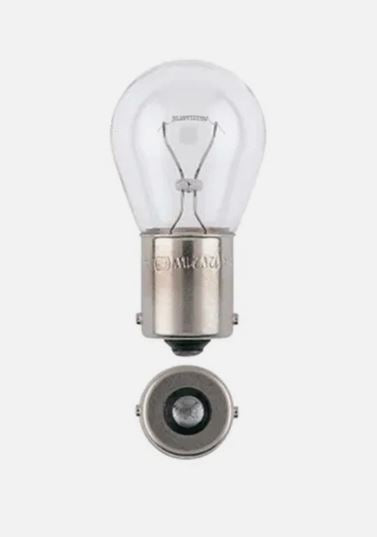 Stop Brake Indicator Globes 12V 21W Clear P21W BA15S Twin Pack