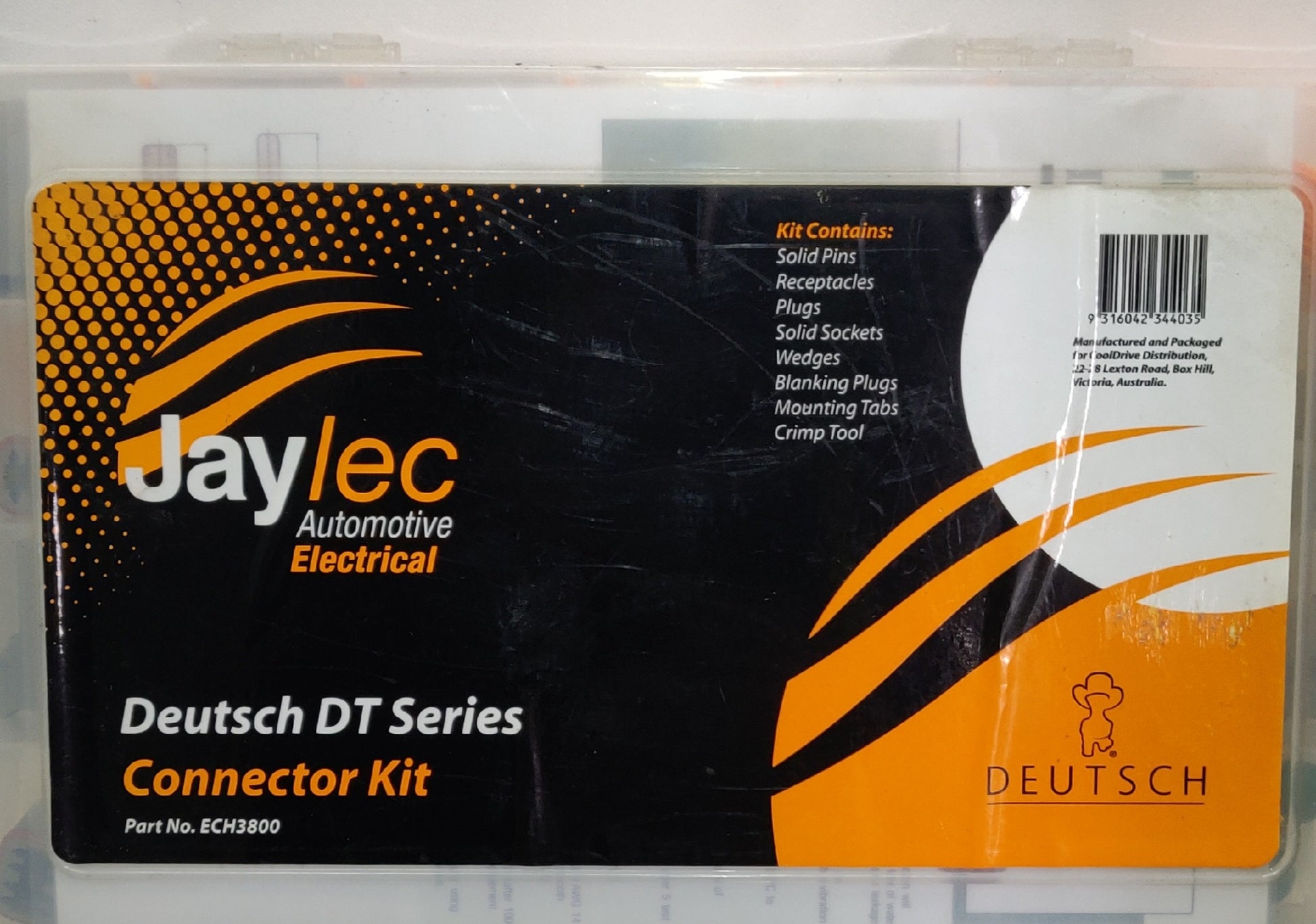 Jaylec ECH3800 Deutsch DT Series Connector Kit With Tool 
