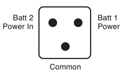 Narva Battery Master Rotary Switch Isolator System 4 Position Caravan Boat 61084BL