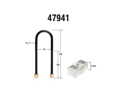 Nolathane Lowering Blocks 2 inch 47941 For Falcon Fairmont XA XB XR XT XY XW XD XE