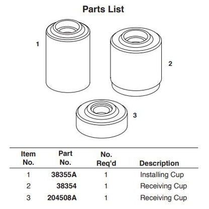 SPX OTC 4WD Ball Joint Service Kit For Dana 44 Axles