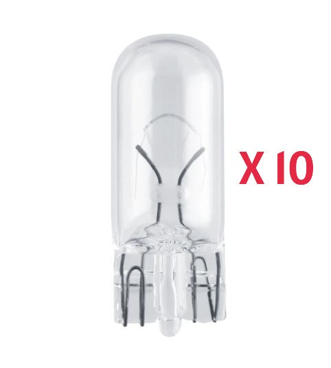 10pcs Philips 12961 W5W 12V5W W2.1x9.5d automotive lighting signal globe lamp bulb