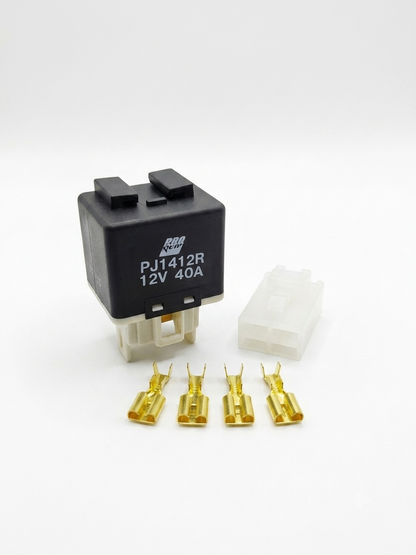 Proquip 12V N/O 40a Relay Japanese 4 Pin SPST PJ1412R Connector Kit