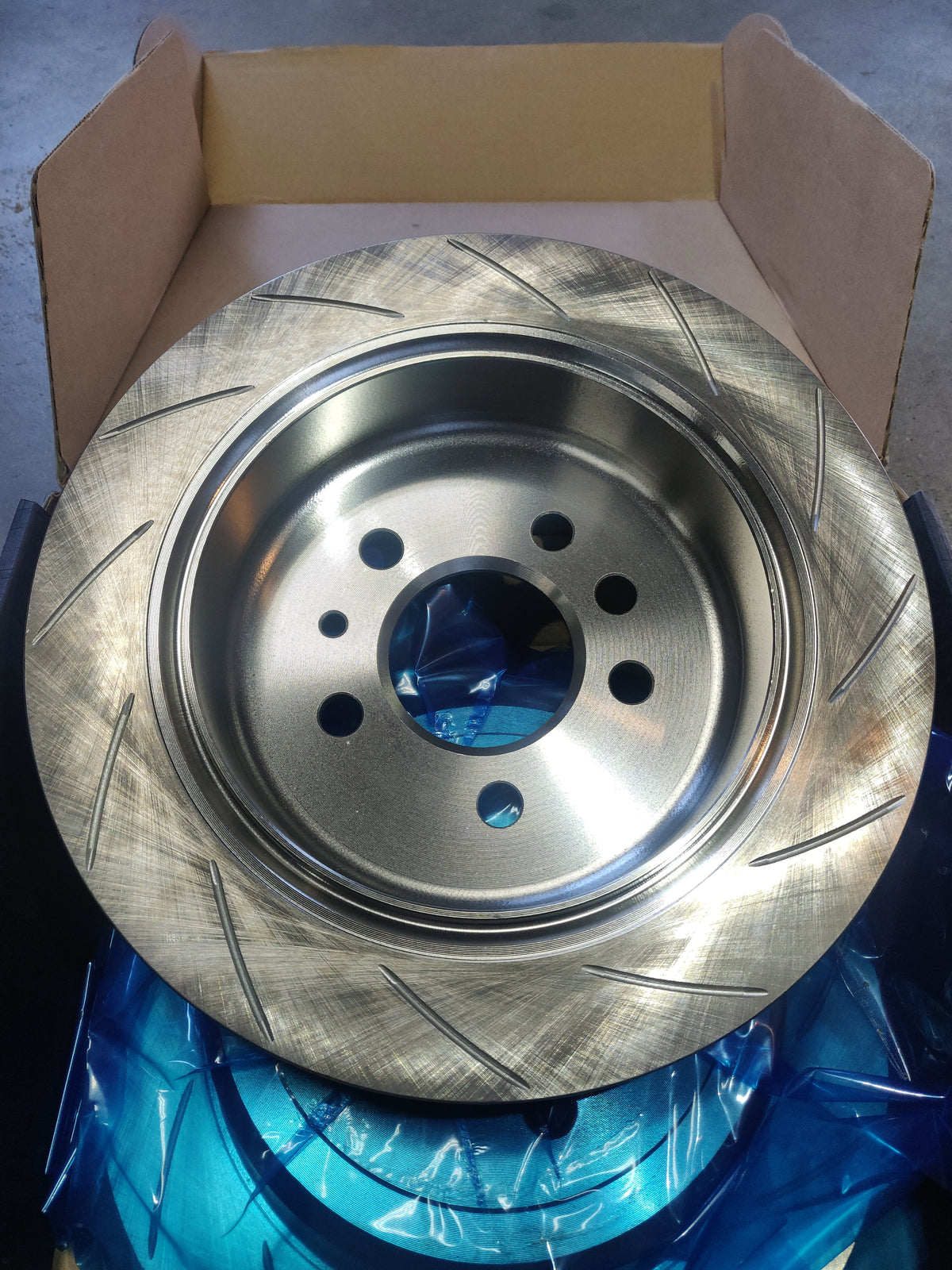 Rear Disc Rotor Slotted Pair For Ford Falcon Fairmont EF EL XR6 XR8 Refer DR133 DBA133