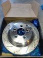Rear Disc Rotors Slotted & Drilled For Ford Territory TS SY SZ Falcon BF FG XR6 XR8
