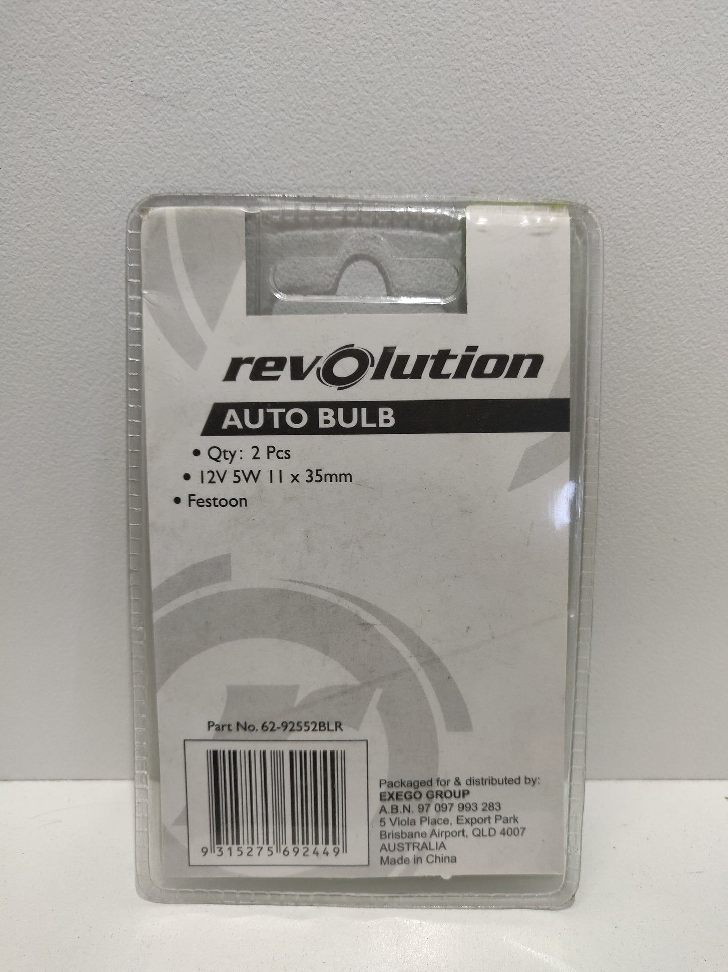 Revolution Festoon Bulb Globe 12V 5W 11mm x 35mm 2 Pack 62-92552LR