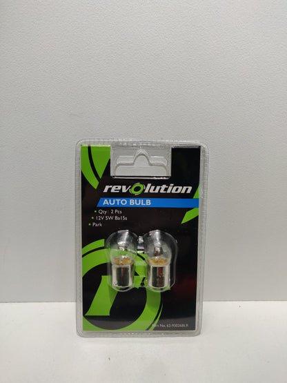 Revolution Park Globe 12V Ba15s 5W Standard 2 Pack 62-93026BLR