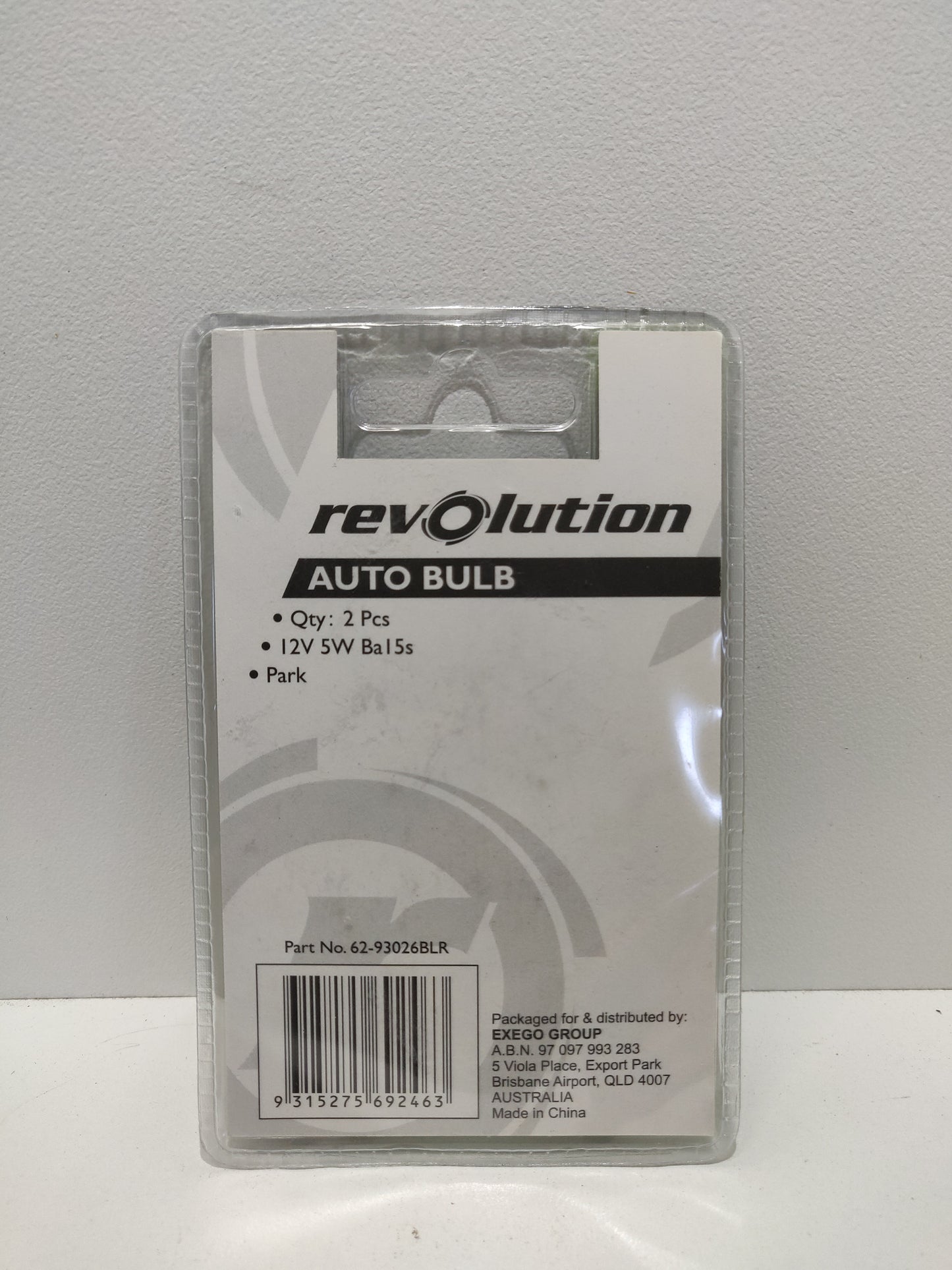 Revolution Park Globe 12V Ba15s 5W Standard 2 Pack 62-93026BLR