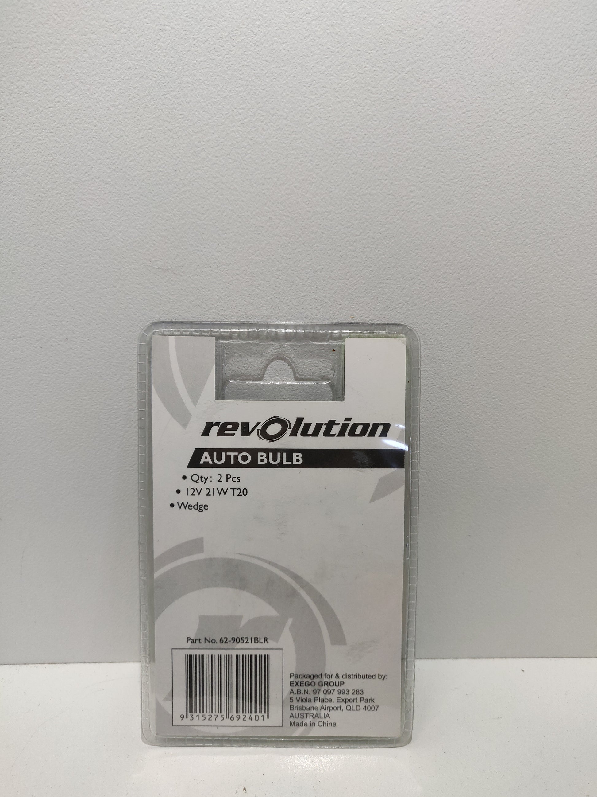 Revolution Wedge Globe 12V T20 21W Standard 2 Pack 62-90521BLR