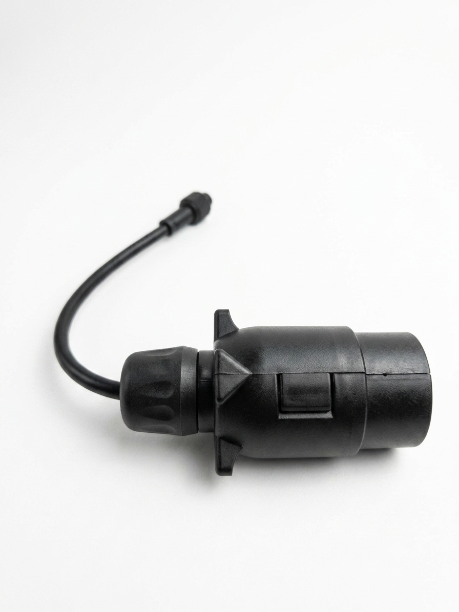 Roadvision 7 Pin Large Round Trailer Plug LLR7P5 For LEDlink Trailer Lights
