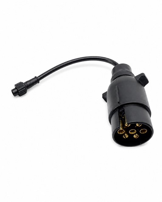 Roadvision 7 Pin Large Round Trailer Plug LLR7P5 For LEDlink Trailer Lights