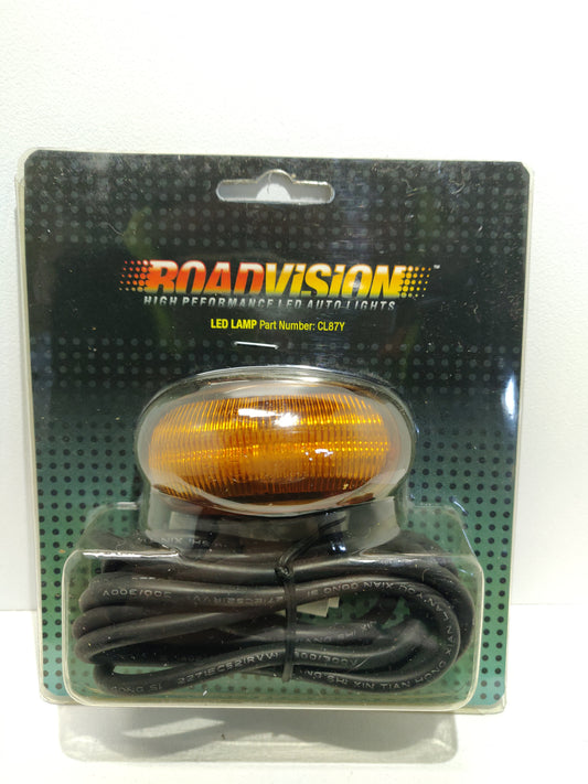 Roadvision CL87Y Amber LED Clearance Light Side Marker Lamp – Truck Trailer Caravan Bus