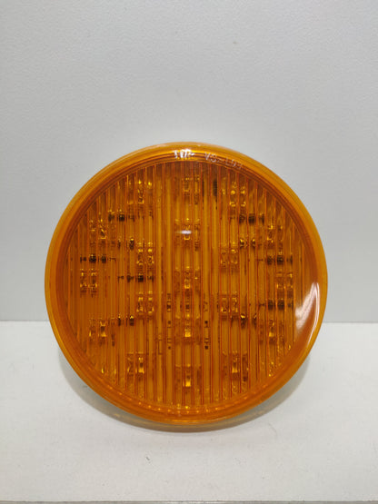 Roadvision Round Light 4'' LED 10-30V 19 Square LED Amber Stripe Lens