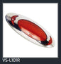 Roadvision VS-L101R Red 12V LED Side Marker Light Truck Trailer Clearance Lamp Chrome