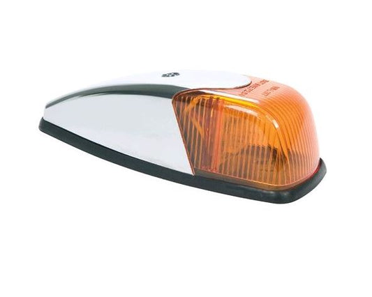 Roadvision Small LED Cab Marker Light (24V) Chrome Housing Amber VS-L157Y-24