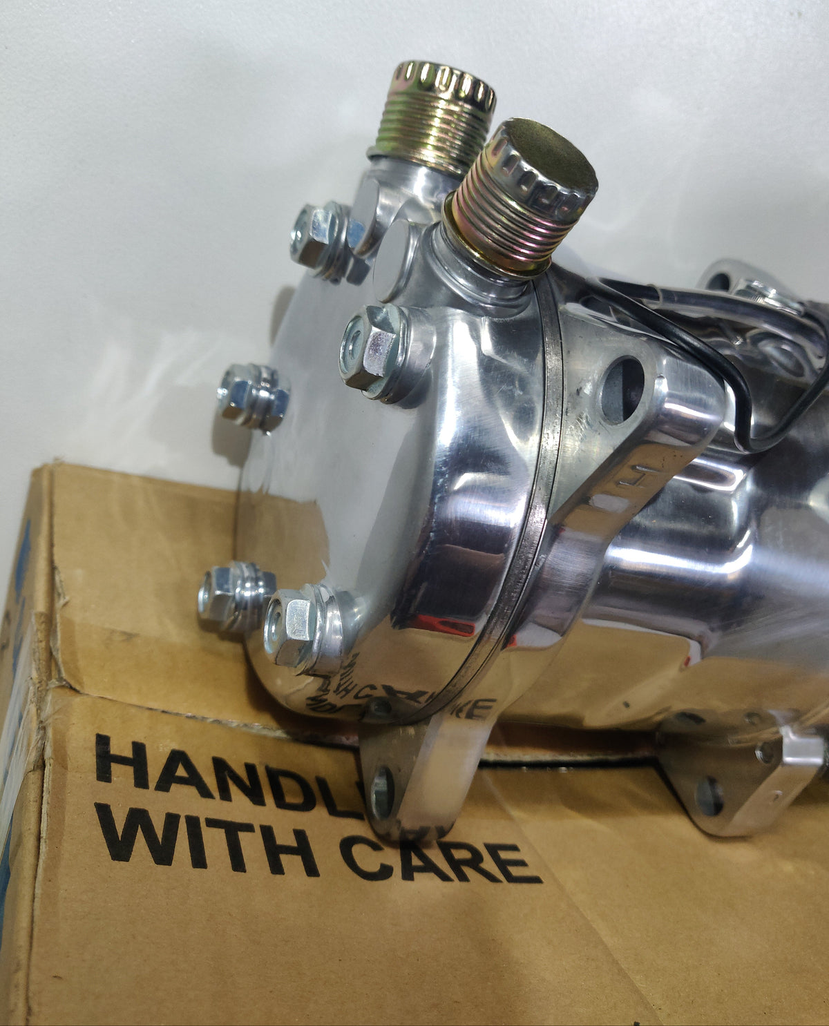 Sanden SD7H15 CXS6140 Polished AC Compressor 12V 10PV 125mm Ear Mount