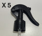 BLACK TRIGGER SPRAYER Fits 24mm 24/410 Bottle Dispenser Mist Spray Smooth