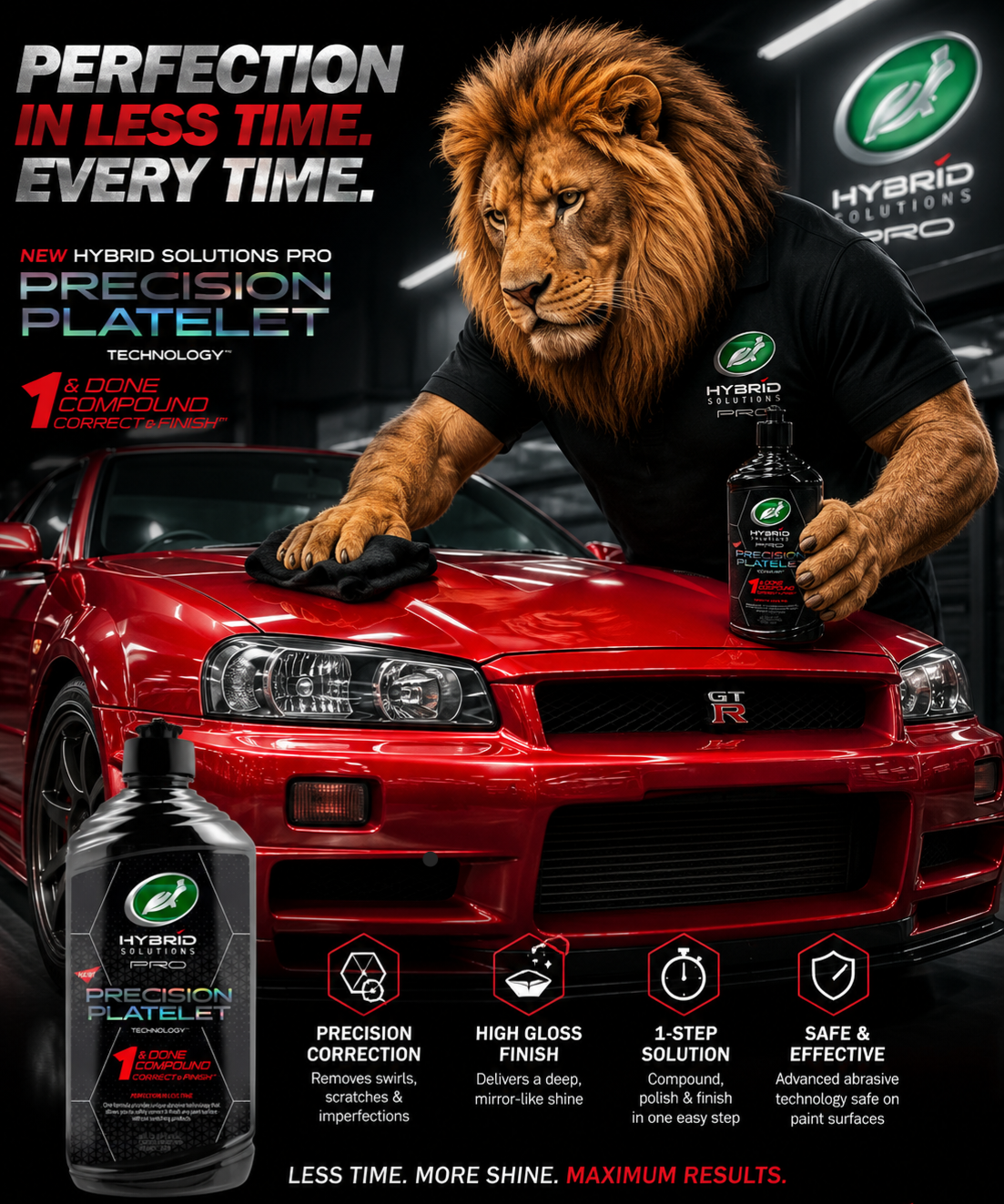 Turtle Wax Hybrid Solutions Pro 1 & Done Polishing Compound 473ml